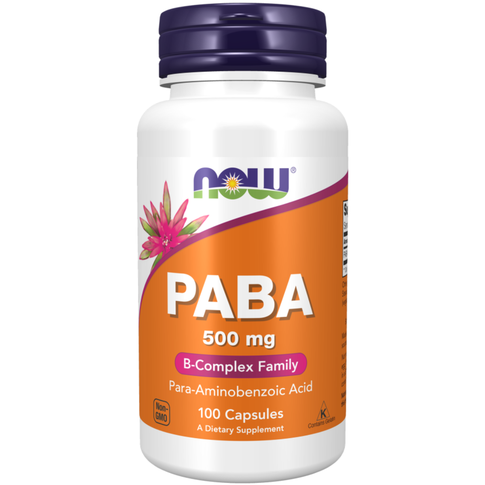 Now PABA 500mg Caps 100's
